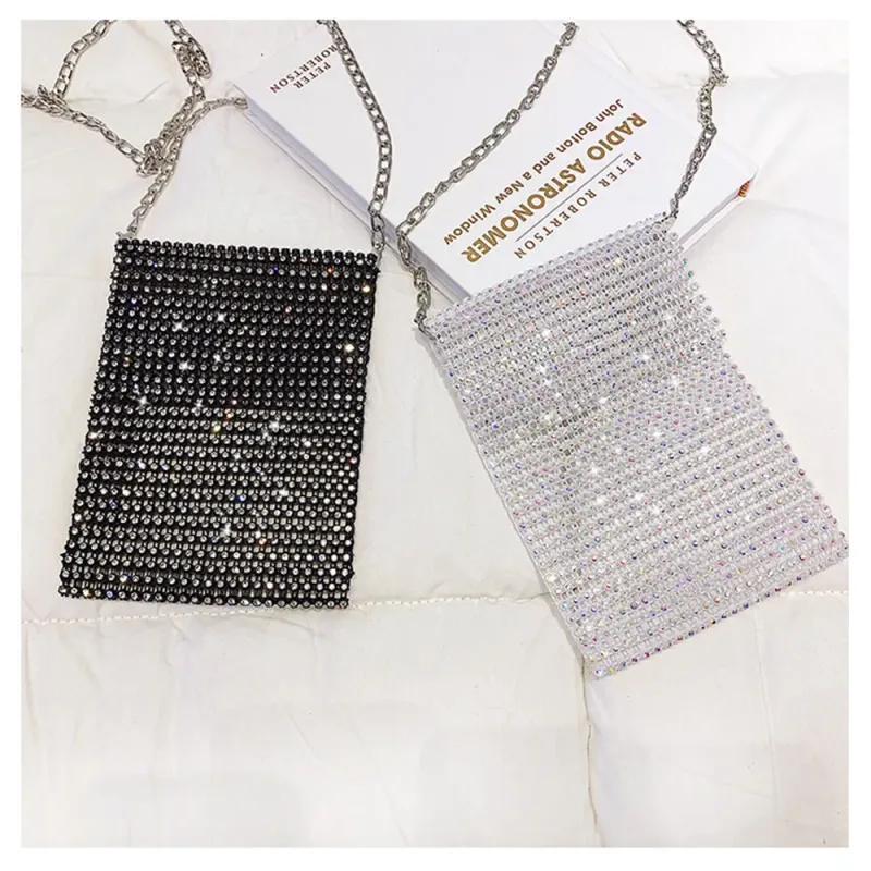 2025 Korean-Style Diamond Mini Chain Purse 1
