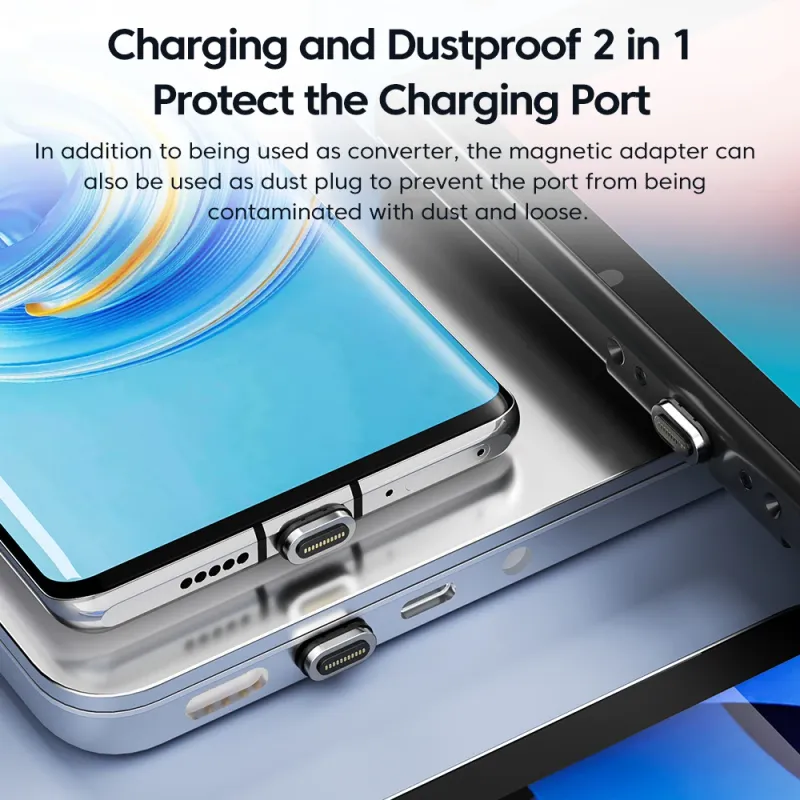 Toocki USB-C Magnetic OTG Adapter 100W 3