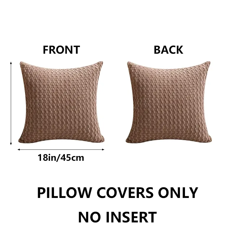 Boho Striped Corduroy Fall Throw Pillow Covers 2