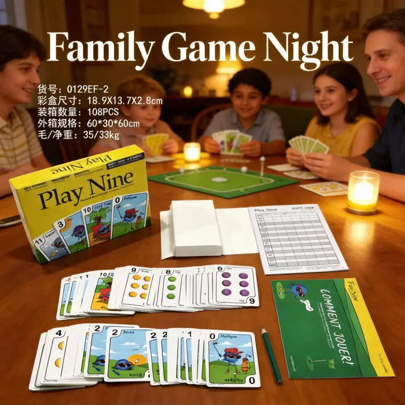 Play Nine Golf Card Game 6