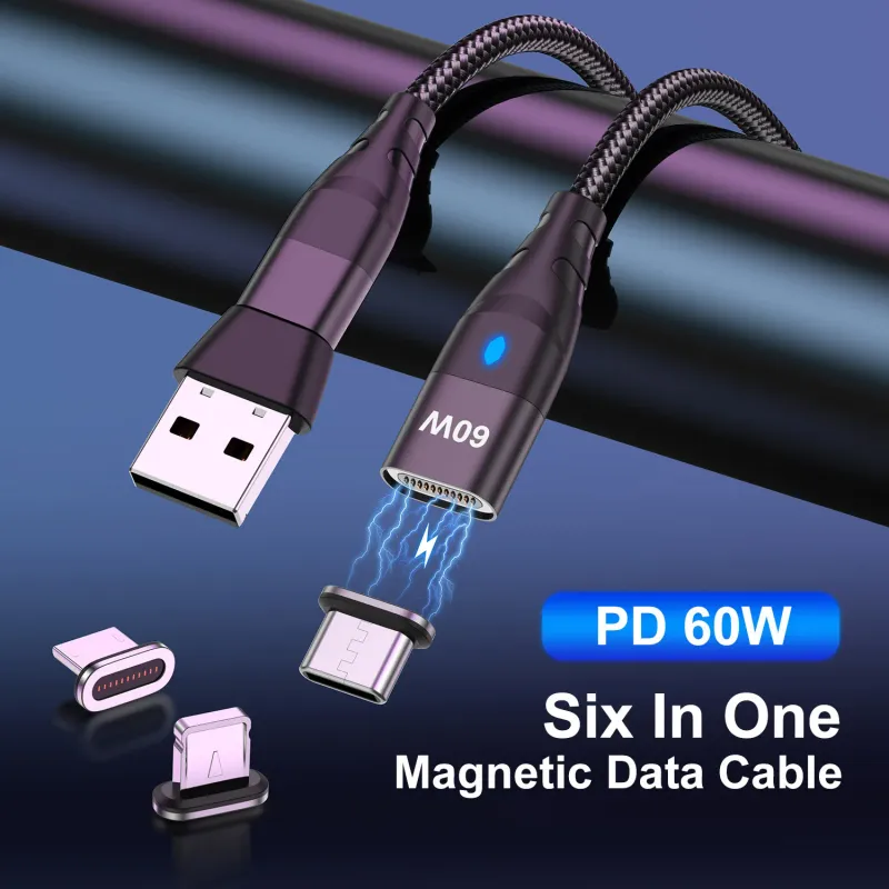 60W Magnetic Fast Charging Cable 2