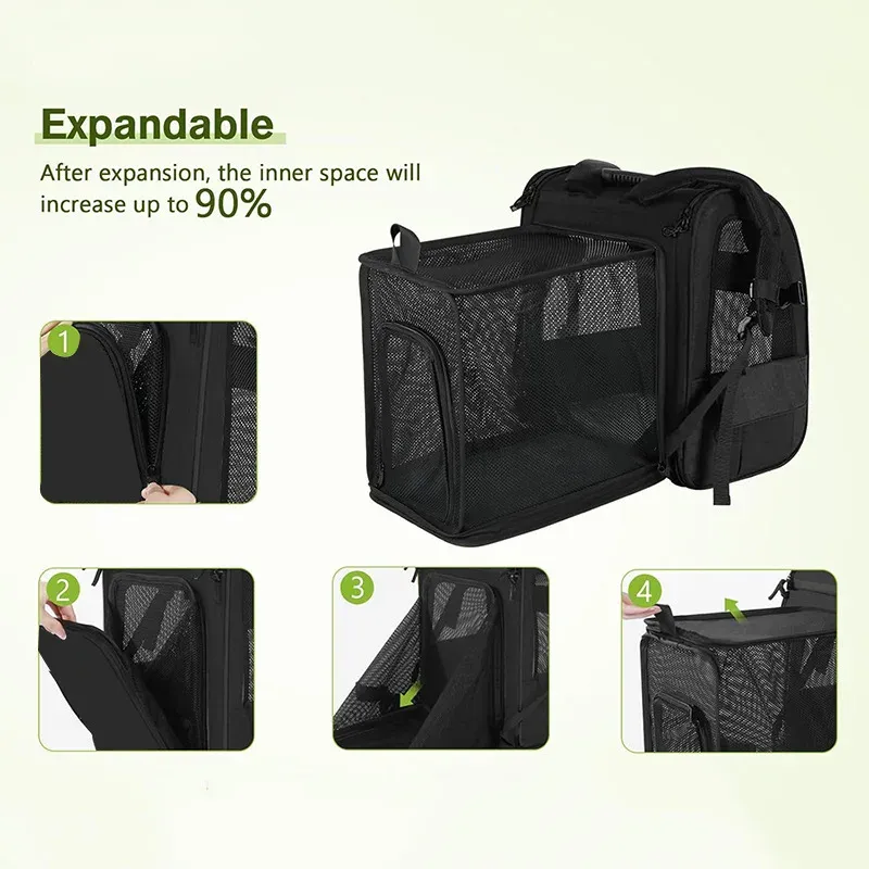 Expandable Cat Carrier Backpack 3