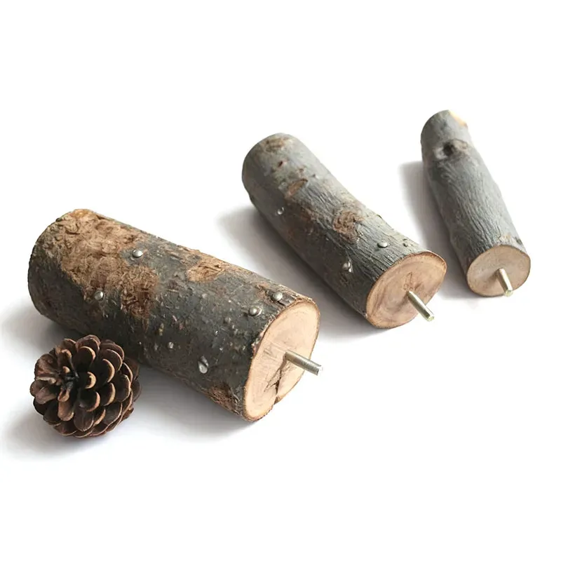 Natural Apple Wood Hamster Toy 6
