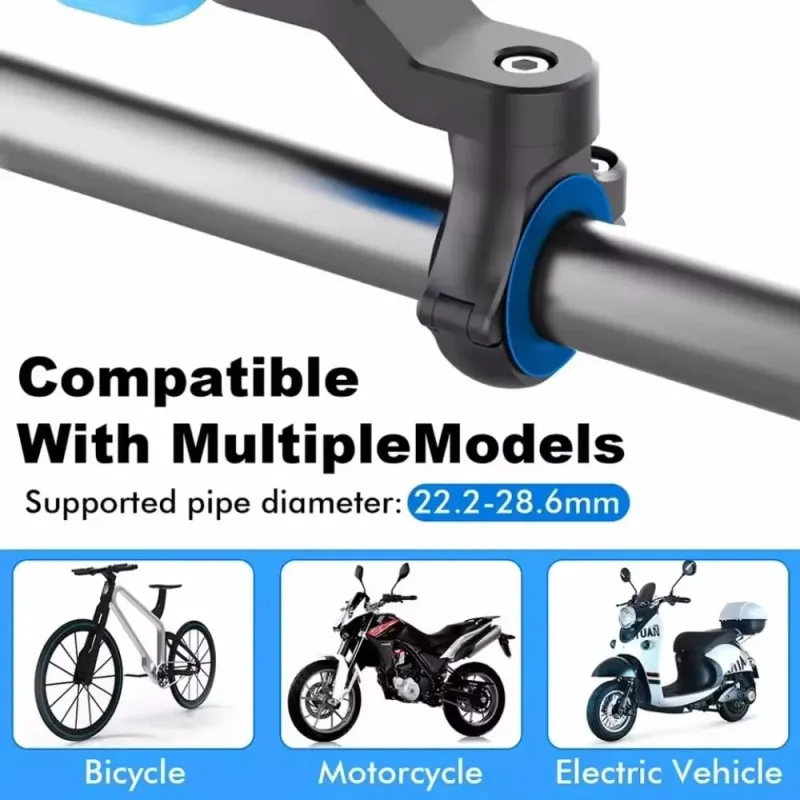 Universal Shockproof Motorcycle Phone Mount 4
