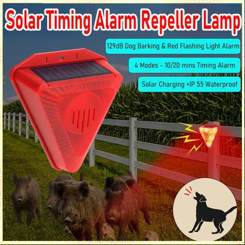 Solar Motion Sensor Alarm Light 1