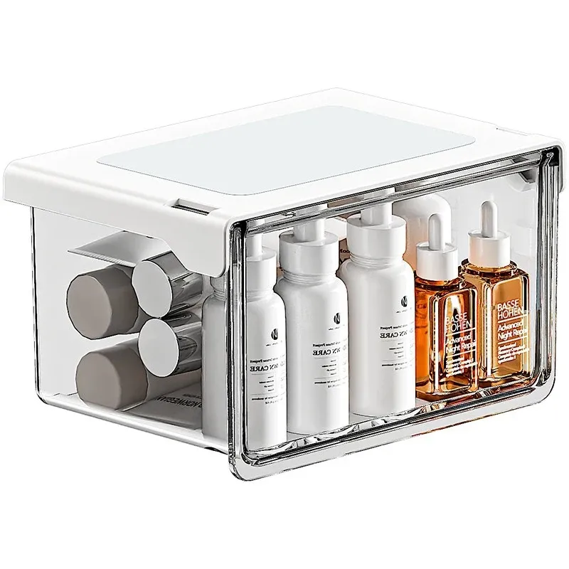 Clear Pull Out Fridge Organizer Bins 1