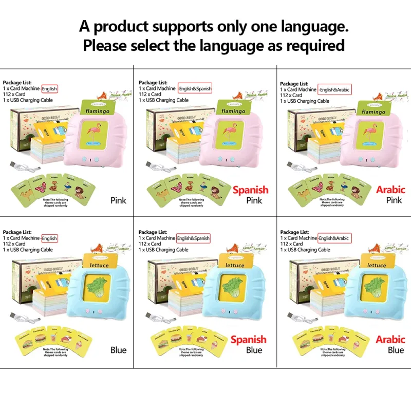 Kids Talking Flashcard Learning Toy 6