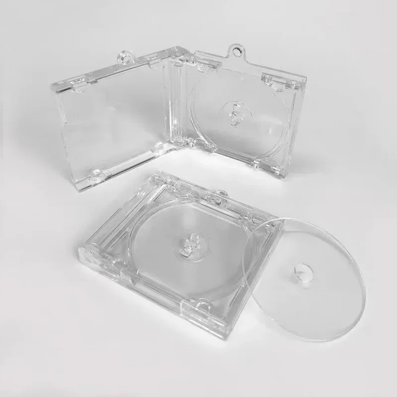 Transparent CD Keychains for DIY Decor 6