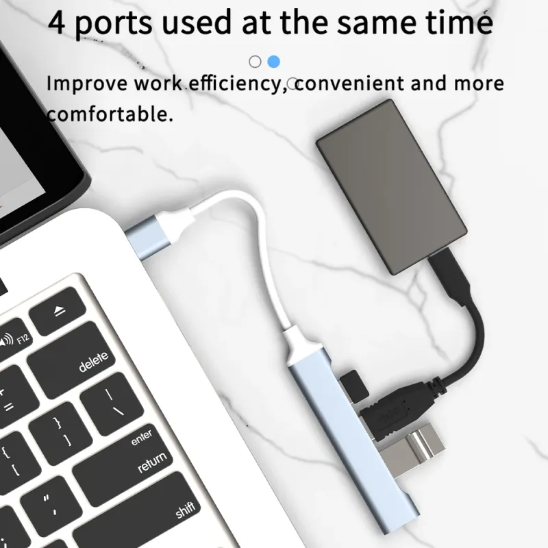 USB C Hub Multi-Port Adapter 3
