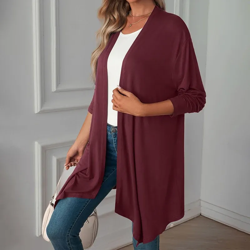 Women's Thin Long Cardigan Coat 3