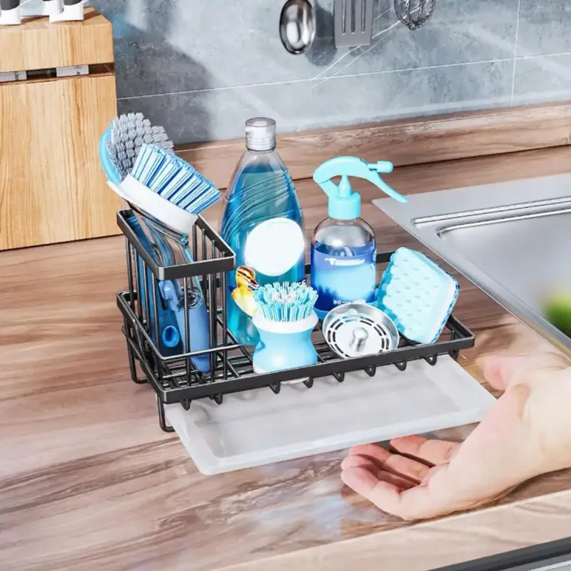 Stainless Steel Sink Sponge Holder 4