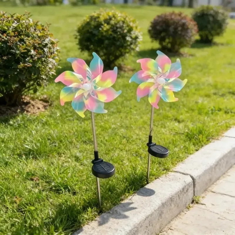 Solar Windmill Garden Light 3