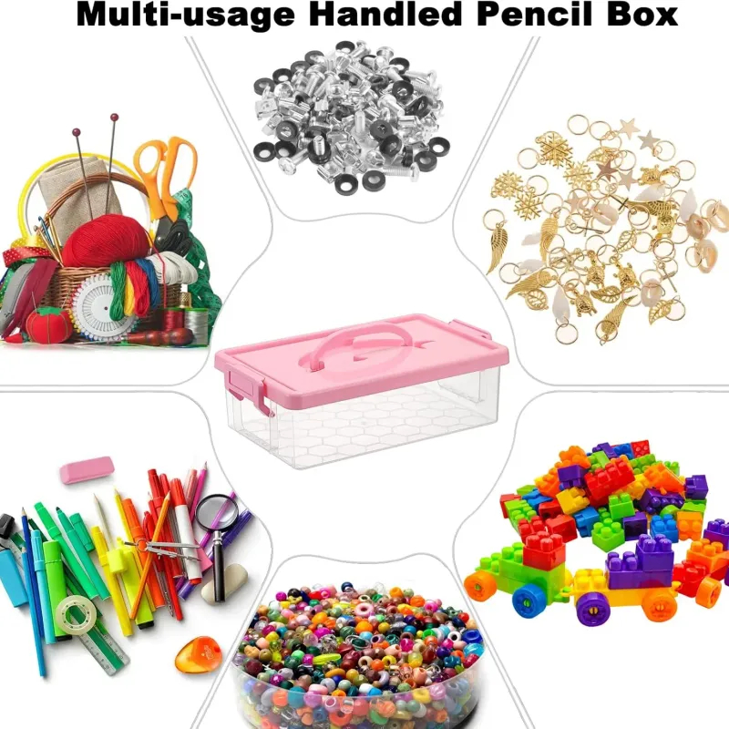 Clear Plastic Storage Box with Lid 6