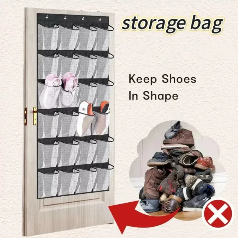 Wall-Mounted Shoe Organizer Bag 1