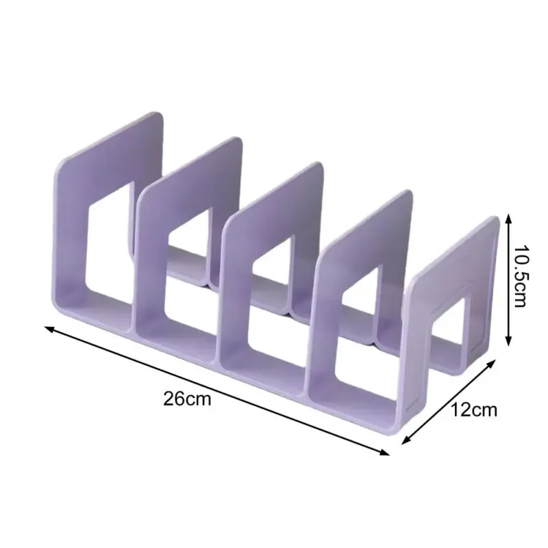Desk Organizer Set with Bookends & File Sorter 6