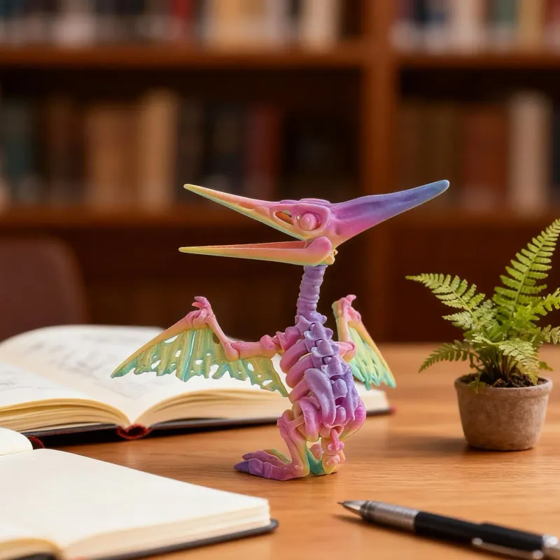 Movable 3D Printed Pterosaur Dinosaur Toy 6