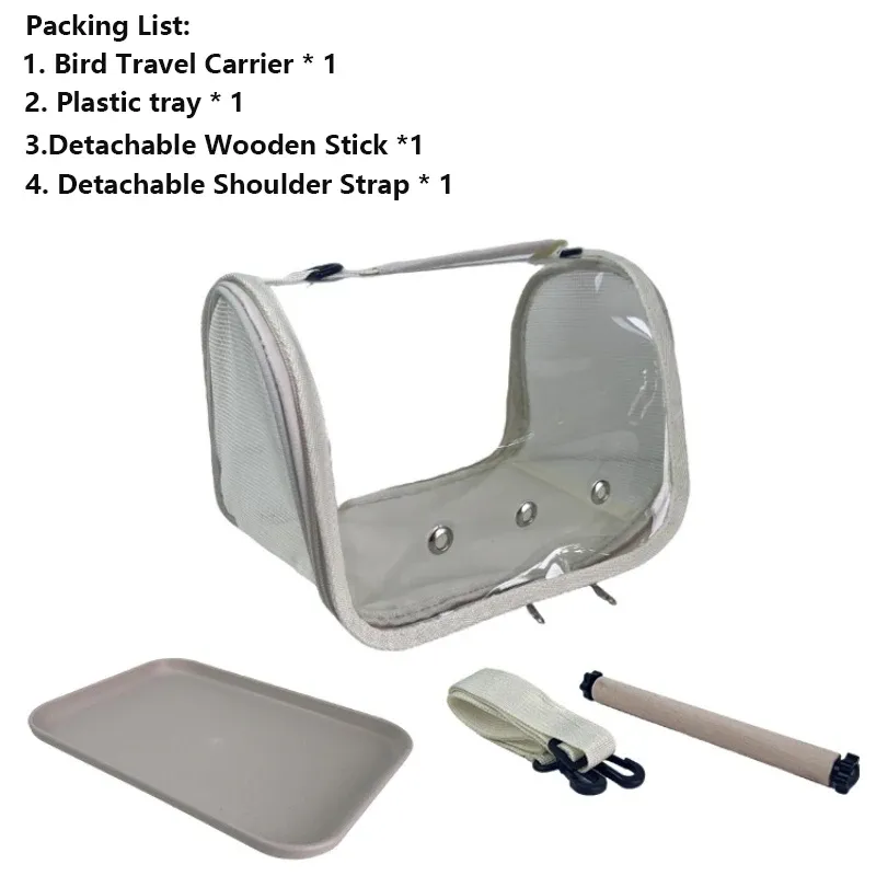 Portable Bird Travel Bag with Stand 2