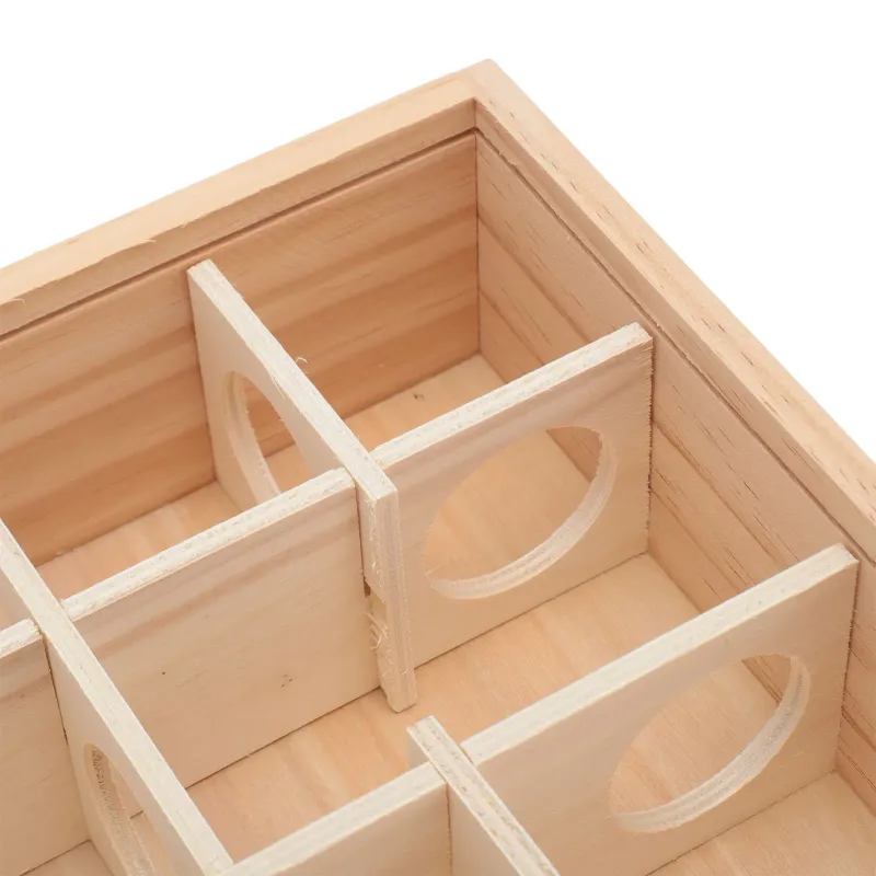 Wooden Hamster Tunnel Maze Hideout 6