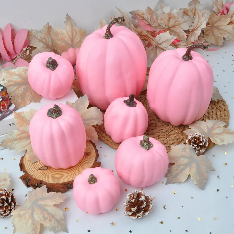 Foam Halloween Pumpkins Decor Set 2