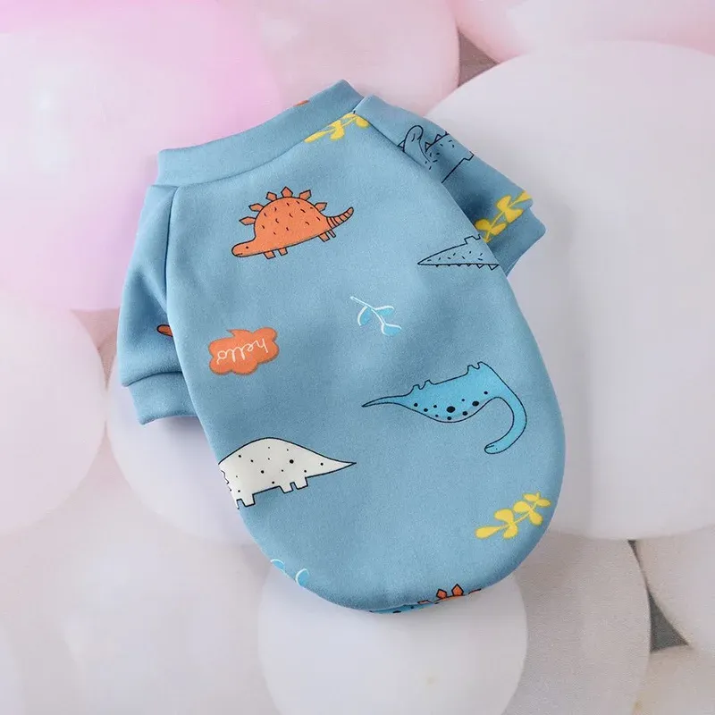 Cute Print Cat Fleece Pullover 3