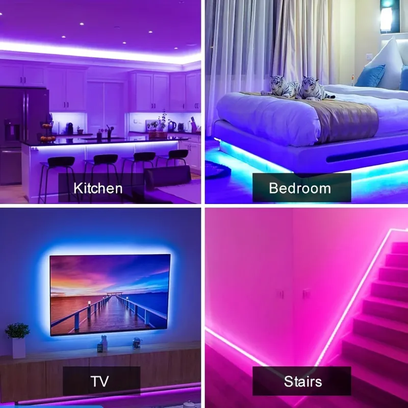 RGB LED Strip Lights with Music Sync 6