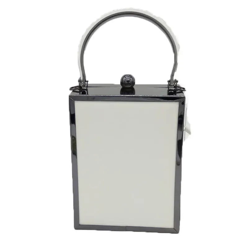 FGG Metal Chain Crossbody Clutch 2
