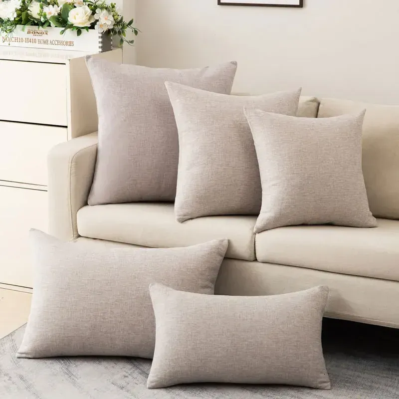 Chenille Fall Throw Pillow Cover 3