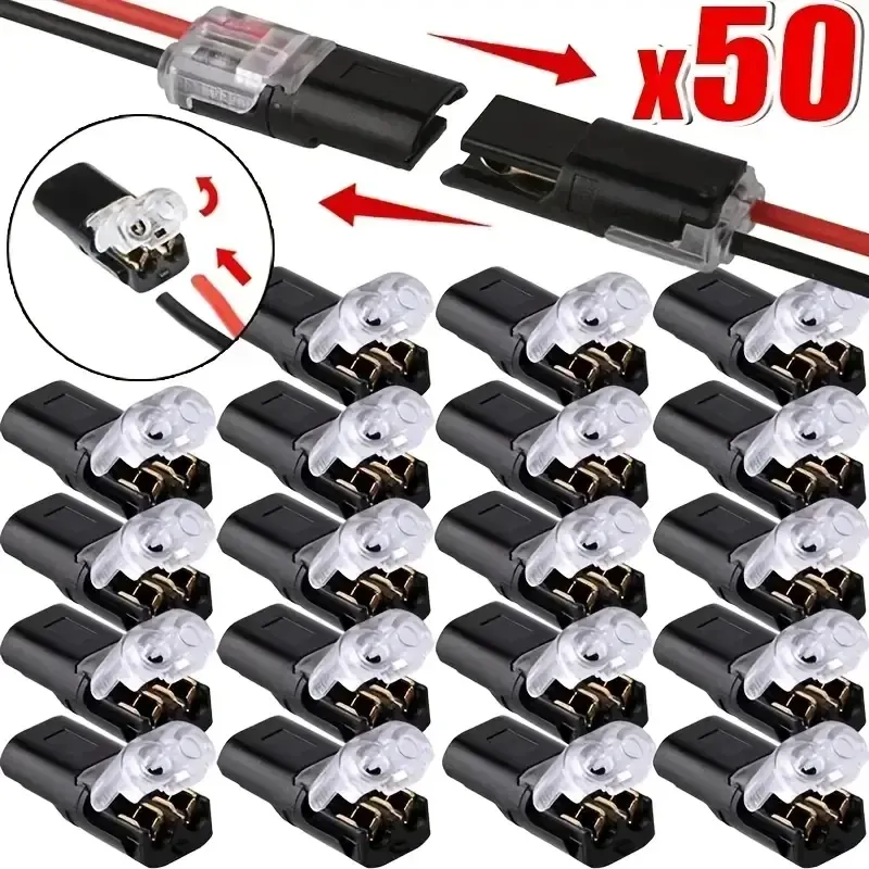 H2 2-Pin Pluggable Wire Connectors 1