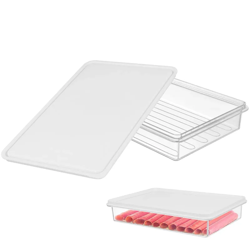 Clear PET Bacon Keeper Container 4