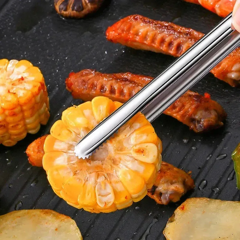 Stainless Steel BBQ Grill Tongs 3