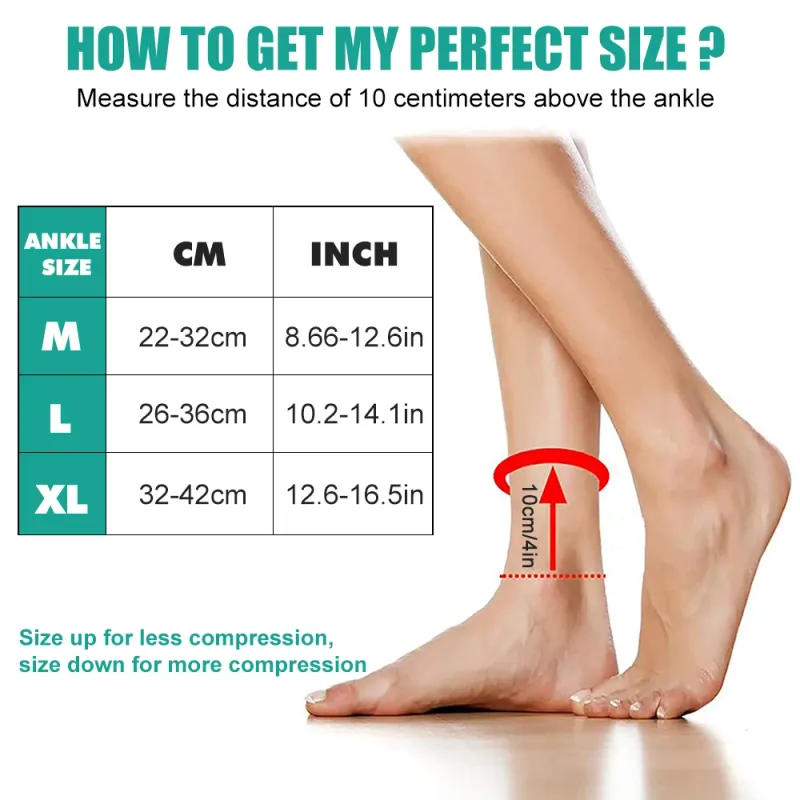 Adjustable Ankle Compression Brace Sleeve 6