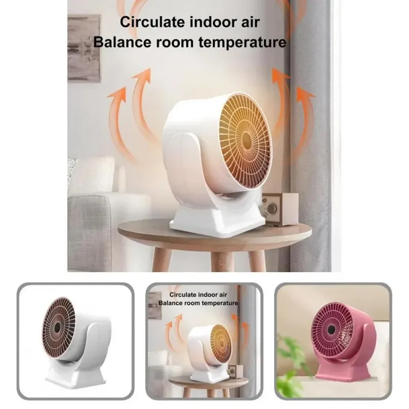 Mini Desktop Fan Heater Portable 2