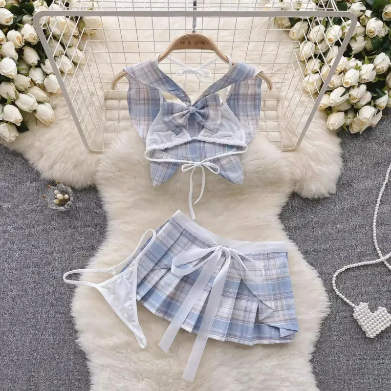Sexy Halter Playsuit with Lace-Up 6