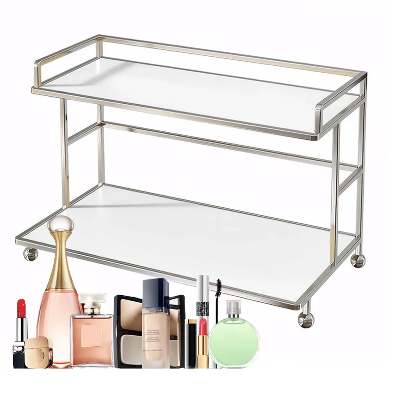 White Counter Storage Rack Organizer 2