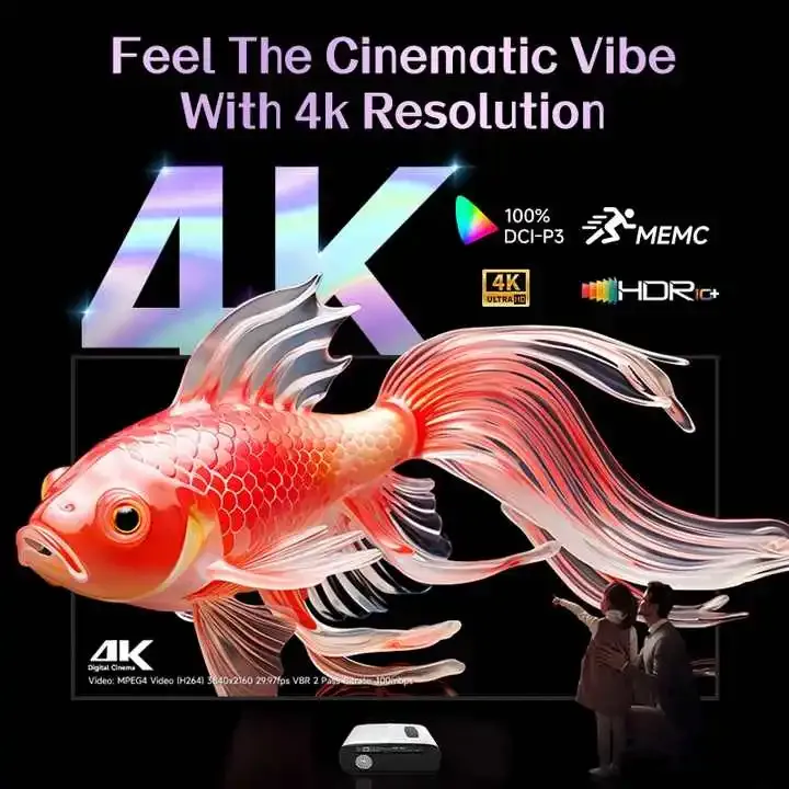 1550ANSI Smart Android 4K Projector 2