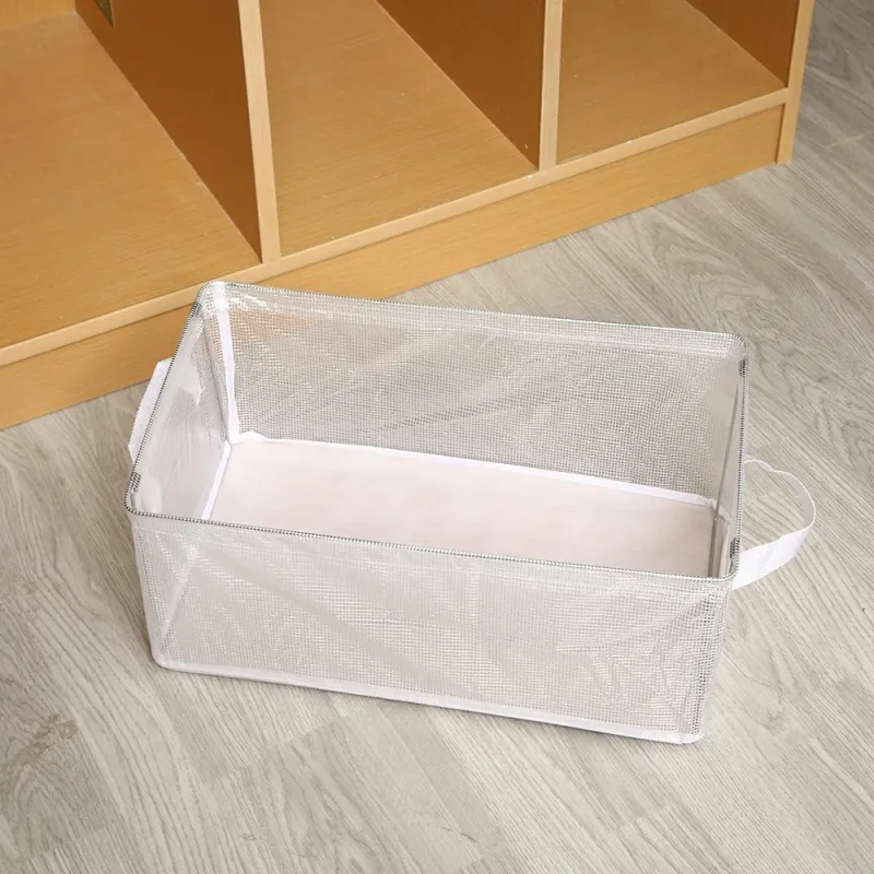 Stackable Metal Frame Storage Basket 1