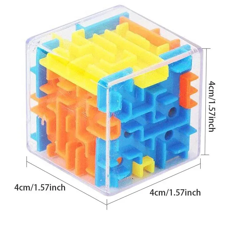 Mini 3D Maze Cube Puzzle Toy 3