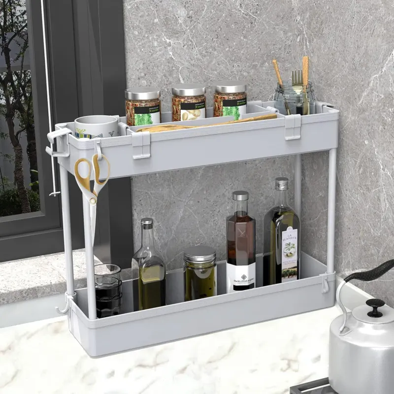Slim 3-Tier Rolling Storage Cart 6