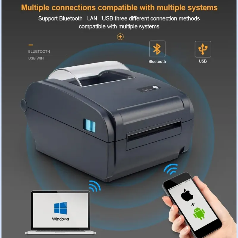 4-Inch USB Thermal Label Printer 4
