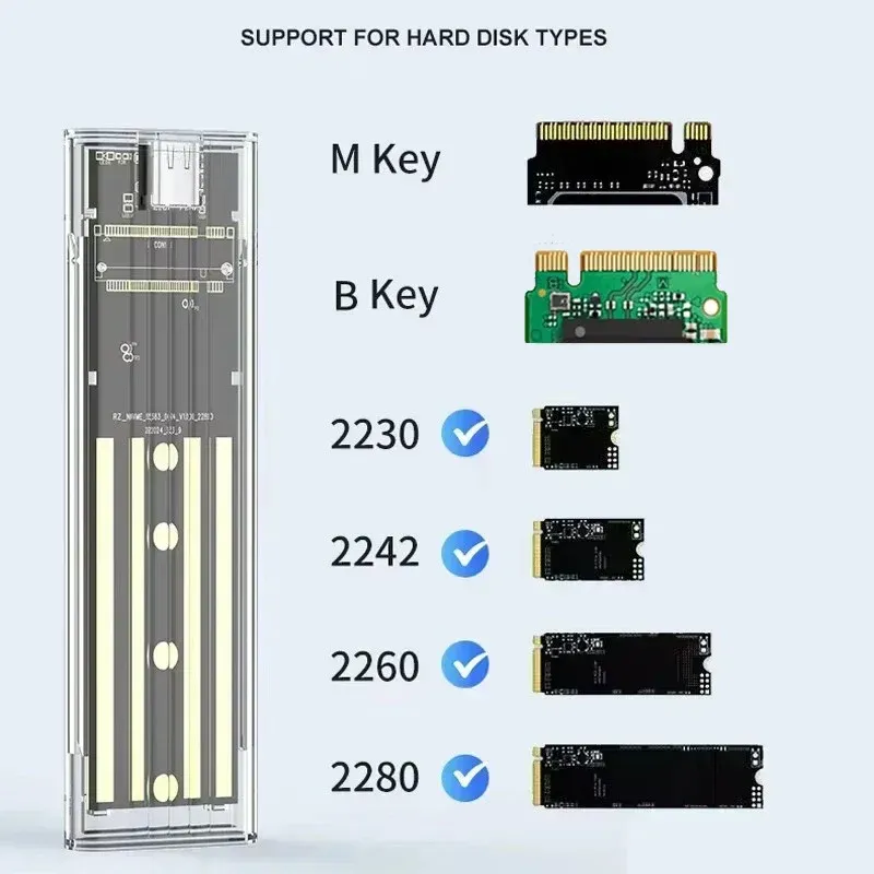 M.2 NVME PCIe SSD External Enclosure 5