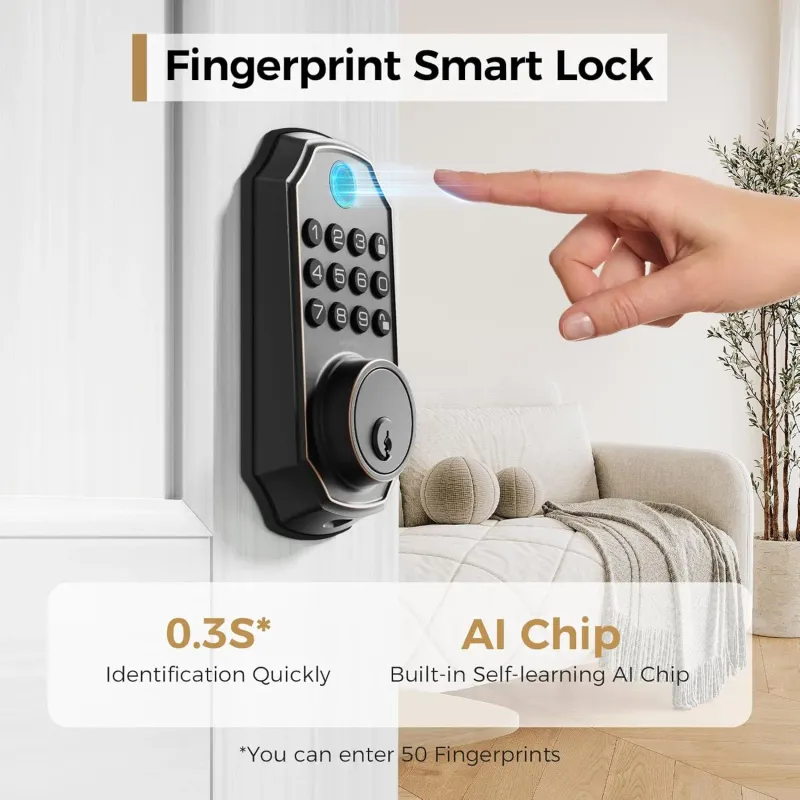 Arpha D280W WIFI Smart Door Lock 4
