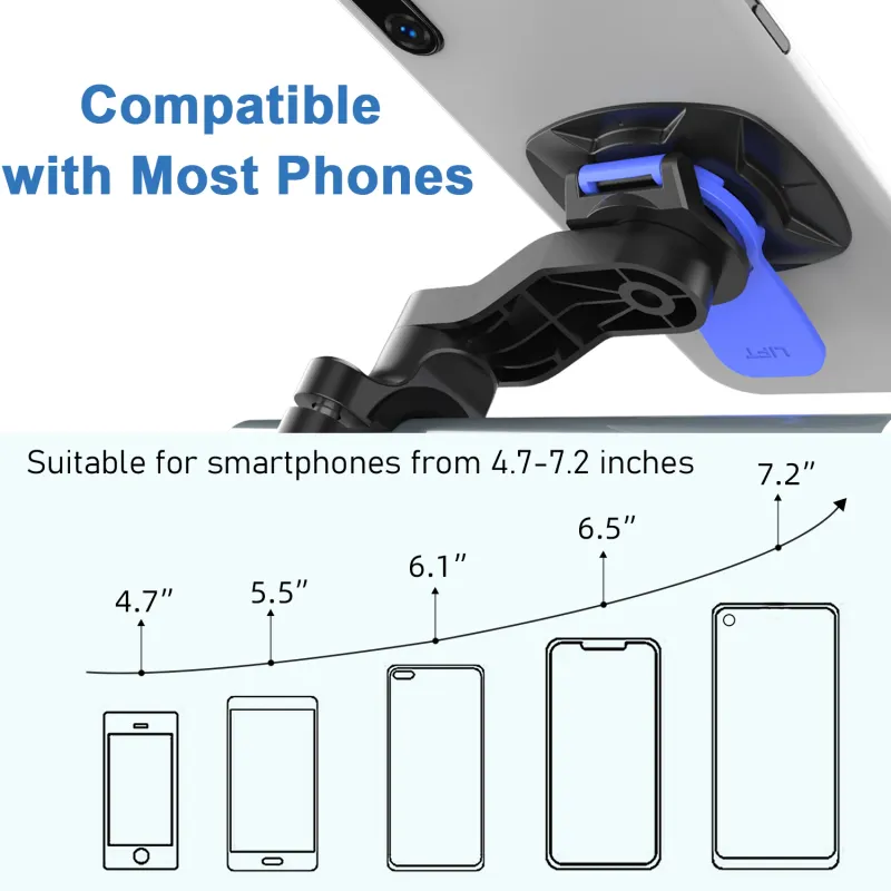 Motorcycle Phone Mount Anti-Shake Holder 4