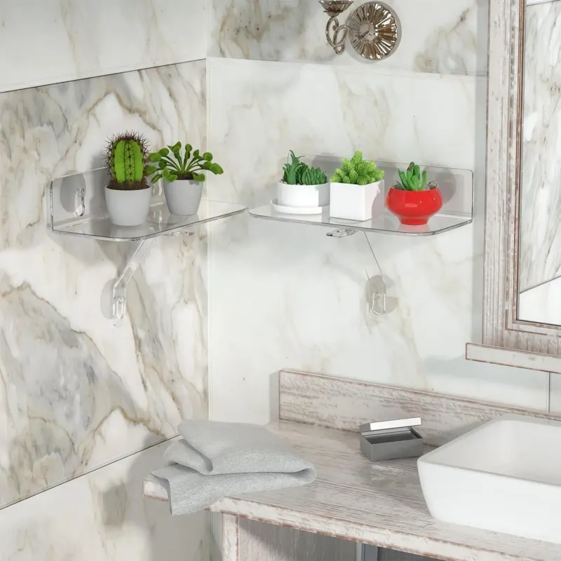 Suction Cup Window Plant Shelf 1