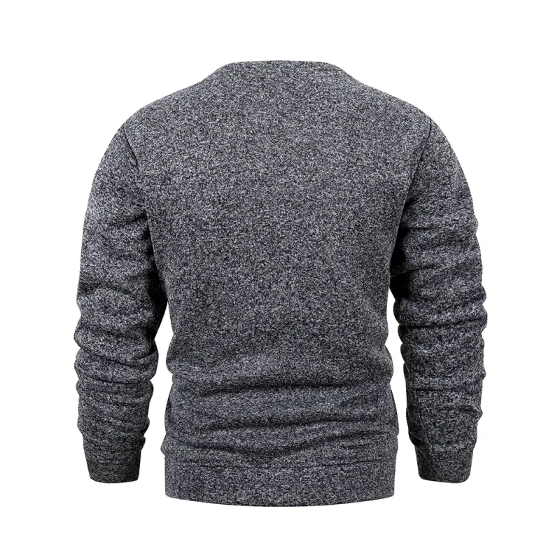 Men's Fleece Lined Crew Neck Sweatshirt 6