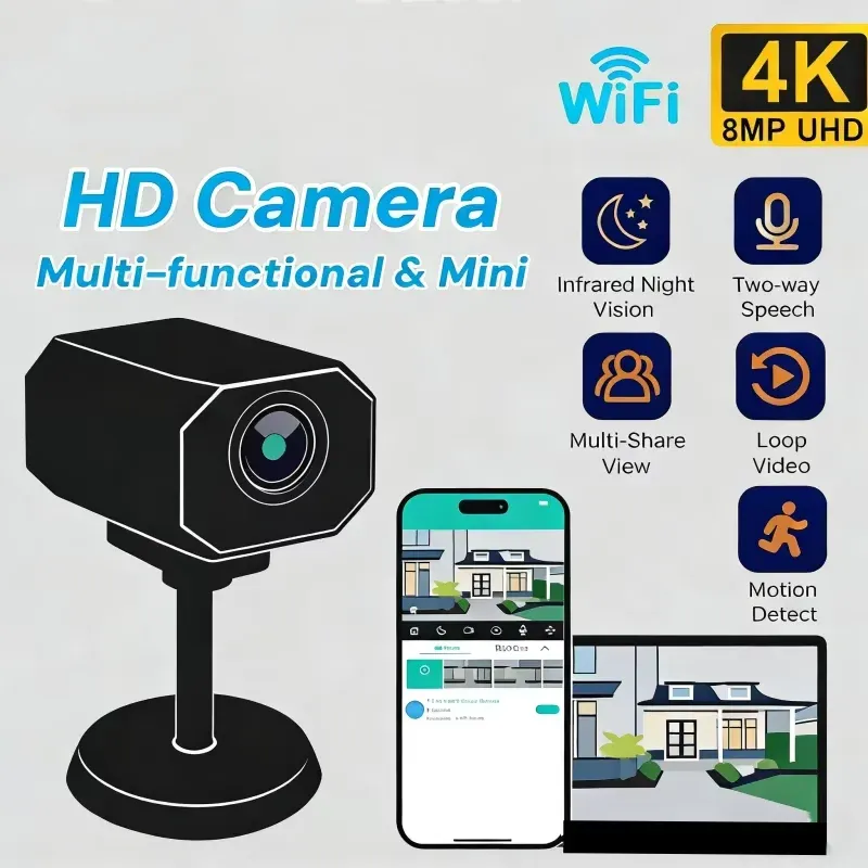 4K HD Mini WiFi Security Camera 1