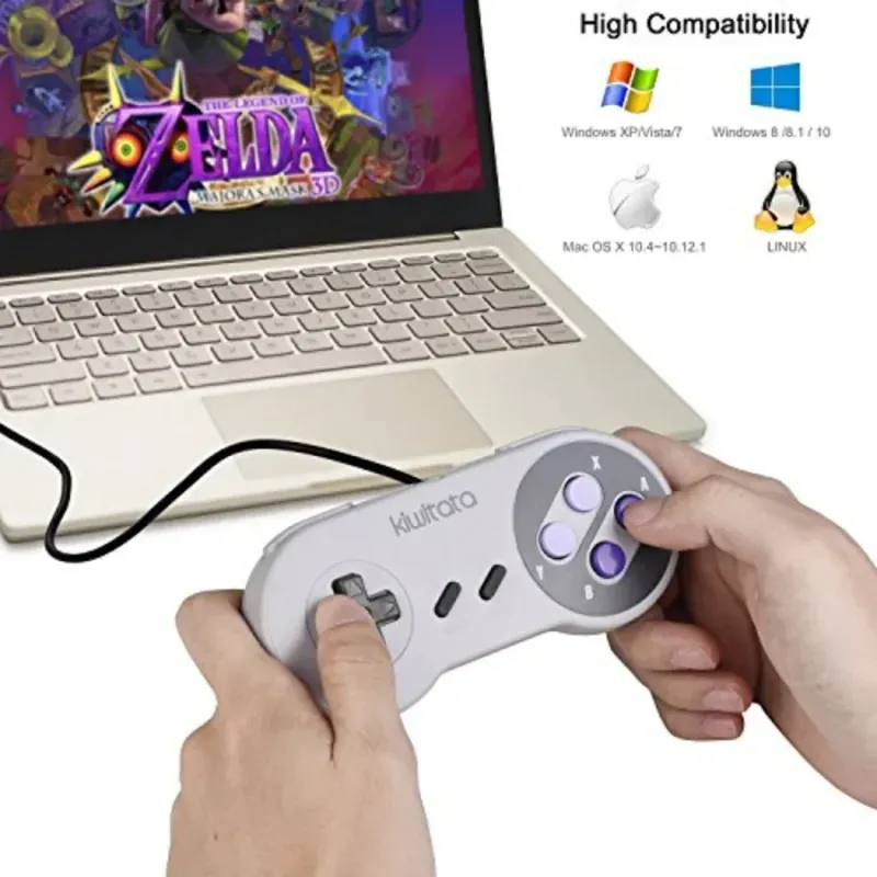 KIWITATA 2X SNES USB Controller 5