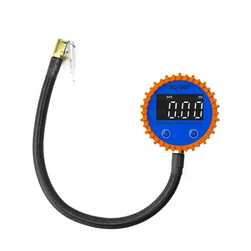 LED Digital Tire Pressure Gauge with Hose 1