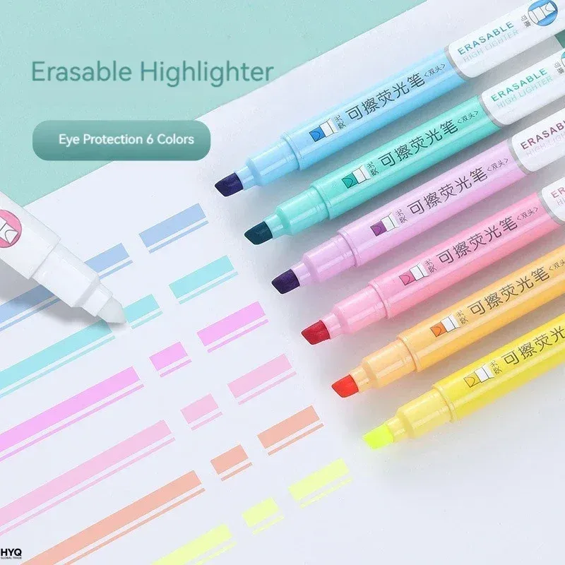 Erasable Pastel Highlighters 6-Pack 1