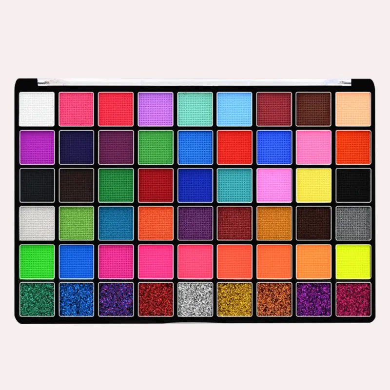 54 Colors Professional Face Paint Kit 4