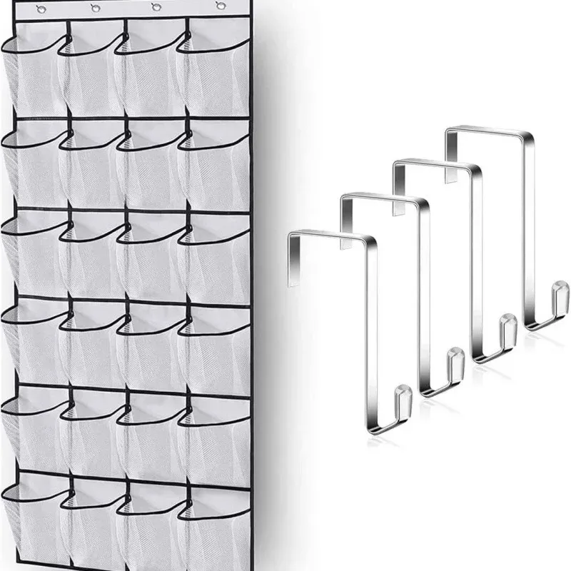 24-Grid Shoe Organizer Storage Rack 6